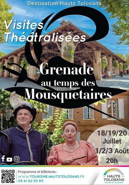 Visites théâtralisées à Grenade (Haute-Garonne)