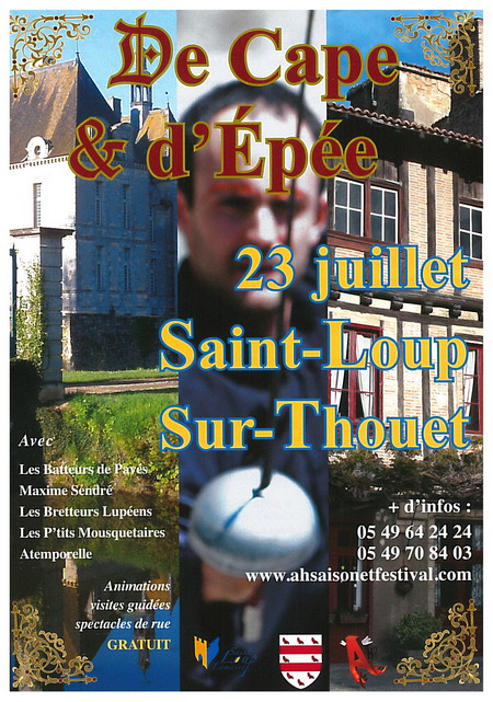 Journée de cape et d'épée à Saint-loup-sur-Thouet