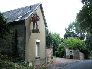 L'entrée de la cour du musée